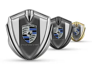 Porsche Badge Logo Custom Look Moderno High-End